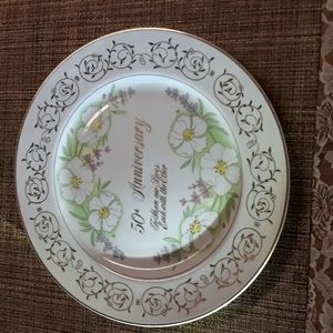 Simpson 50th Anniversary plate